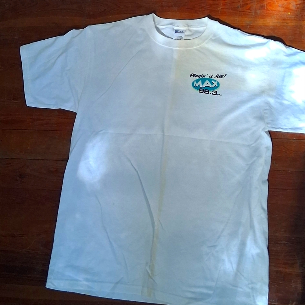 Anvil White Graphic Men's Shirt